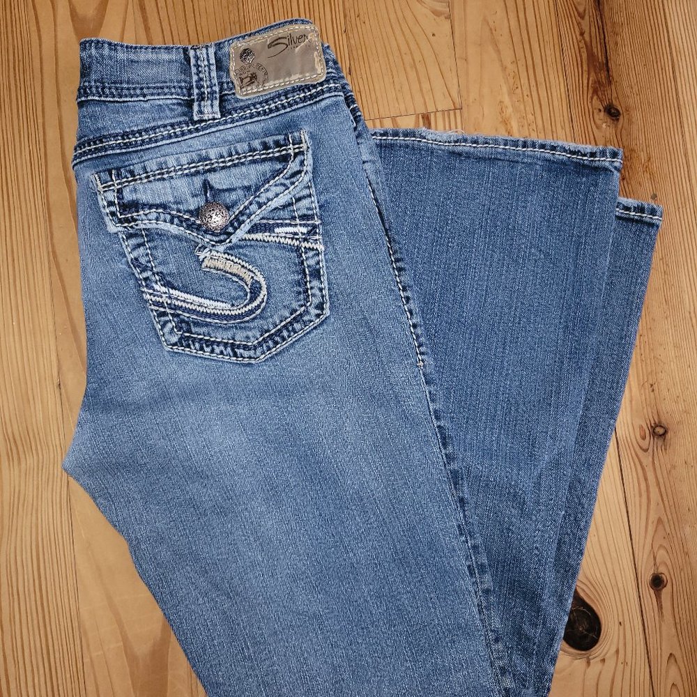 Silver jeans